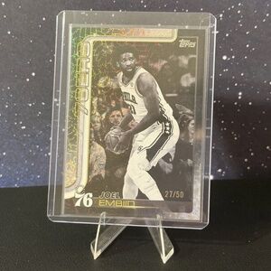 2025-26 Topps Basketball Joel Embiid Blackout Parallel SP /50 Target Exclusive